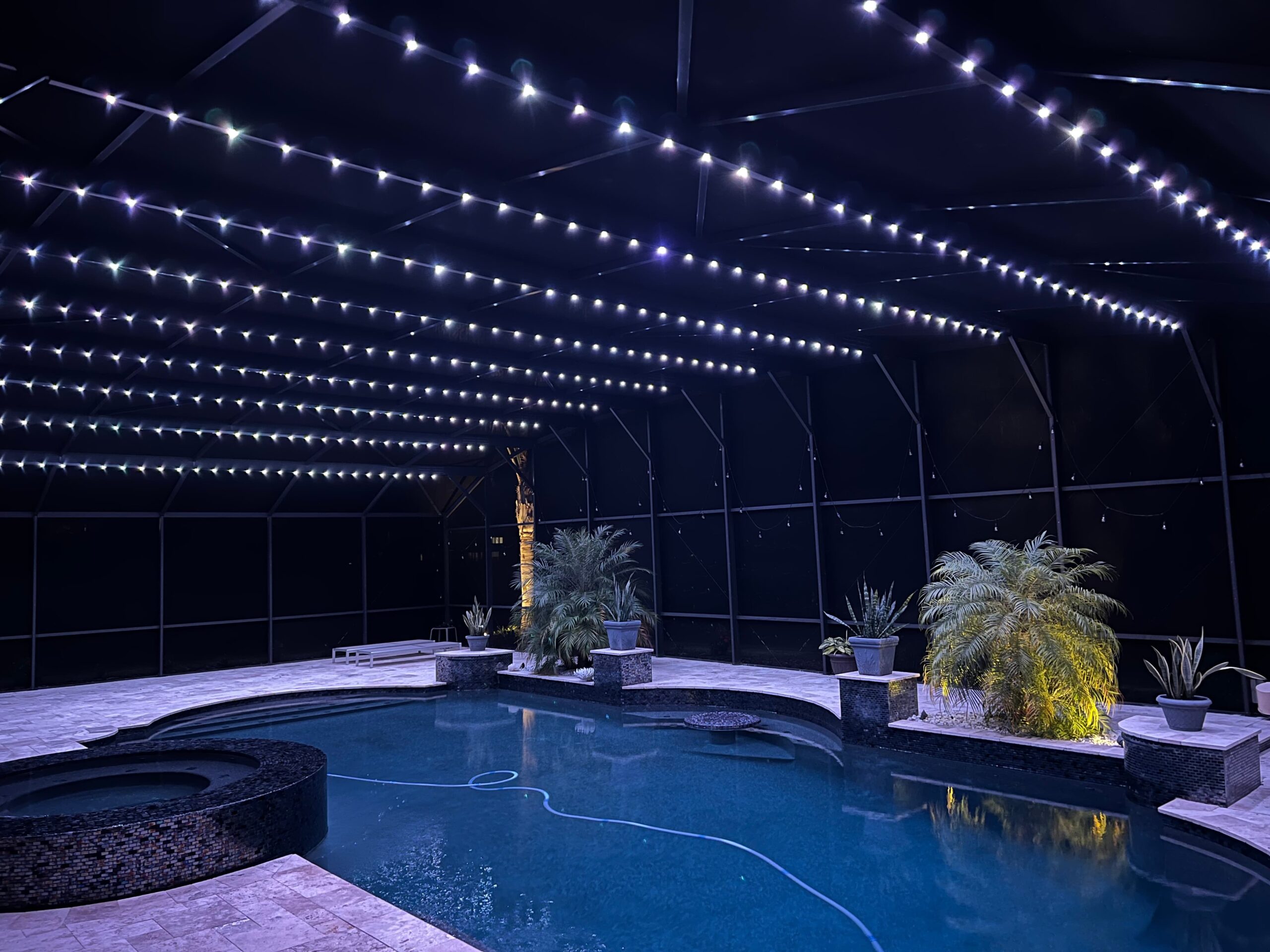 Pool Cage Track Lighting