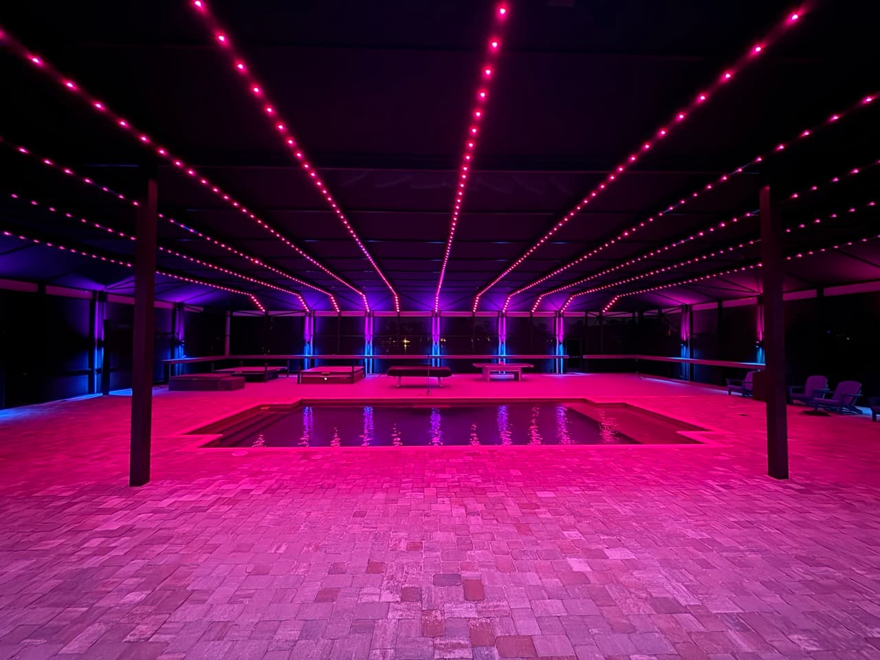 Pool Cage Track Lighting